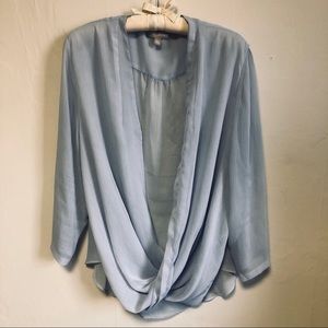 Banana Republic light blue blouse